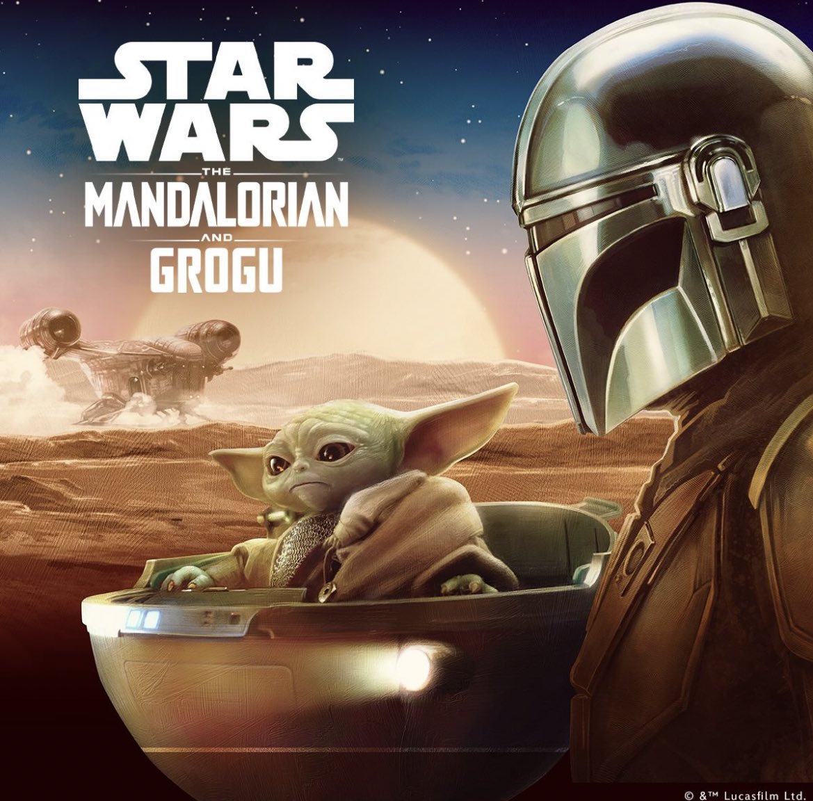 O Mandaloriano e Grogu ganha nova arte promocional