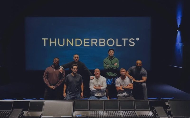 Downey Jr. celebra “Thunderbolts” ao lado de veteranos e novatos do MCU